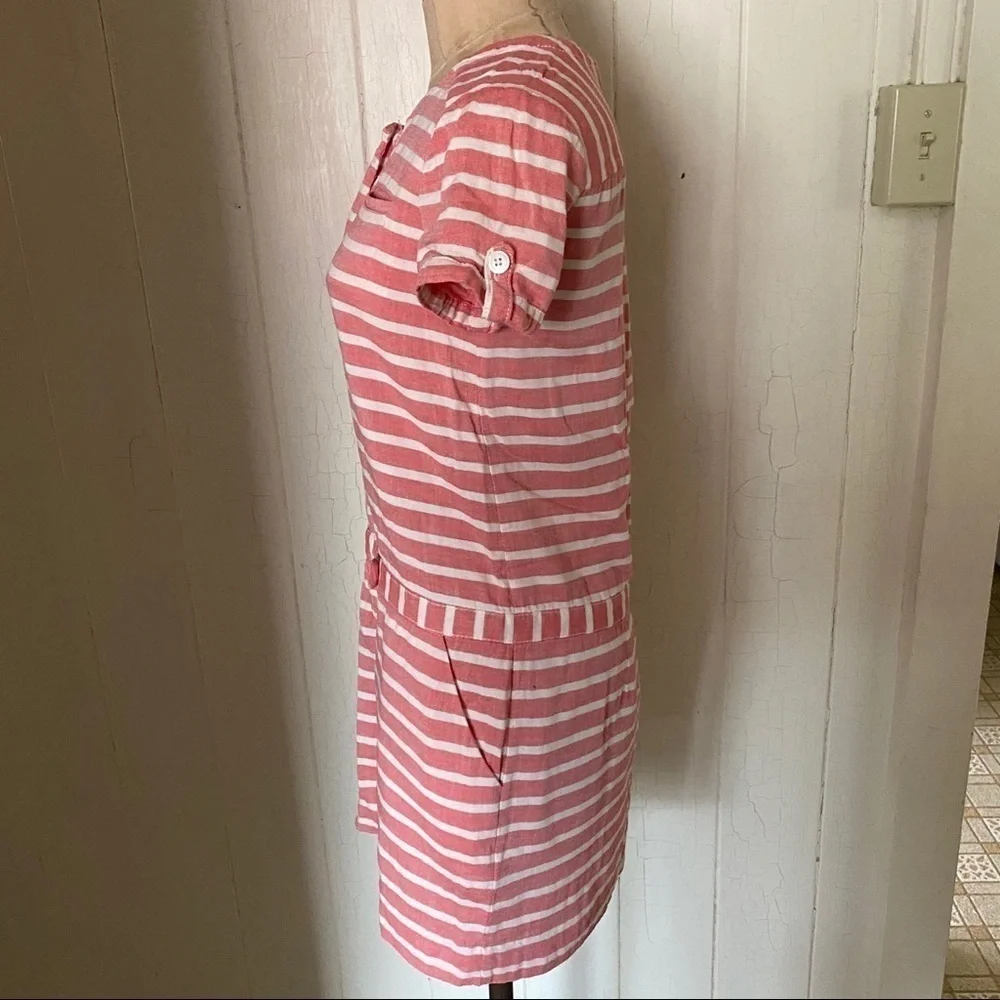 J CREW sz 00 Red White BOATHOUSE Short Dress